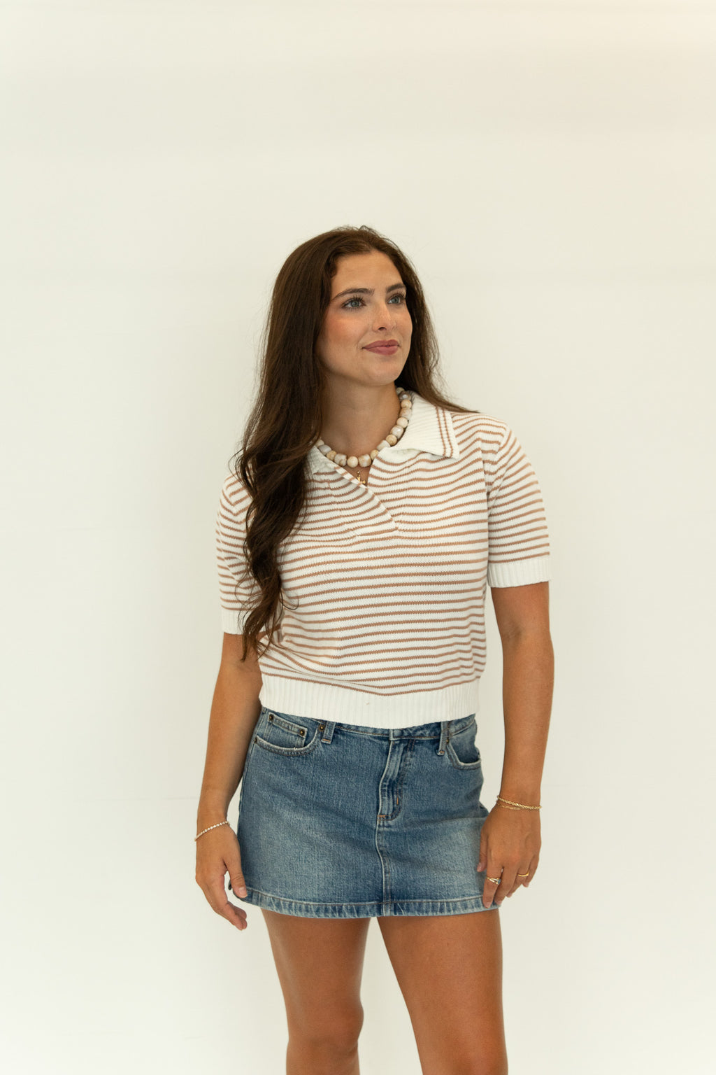 Jacey Collar Knit Top