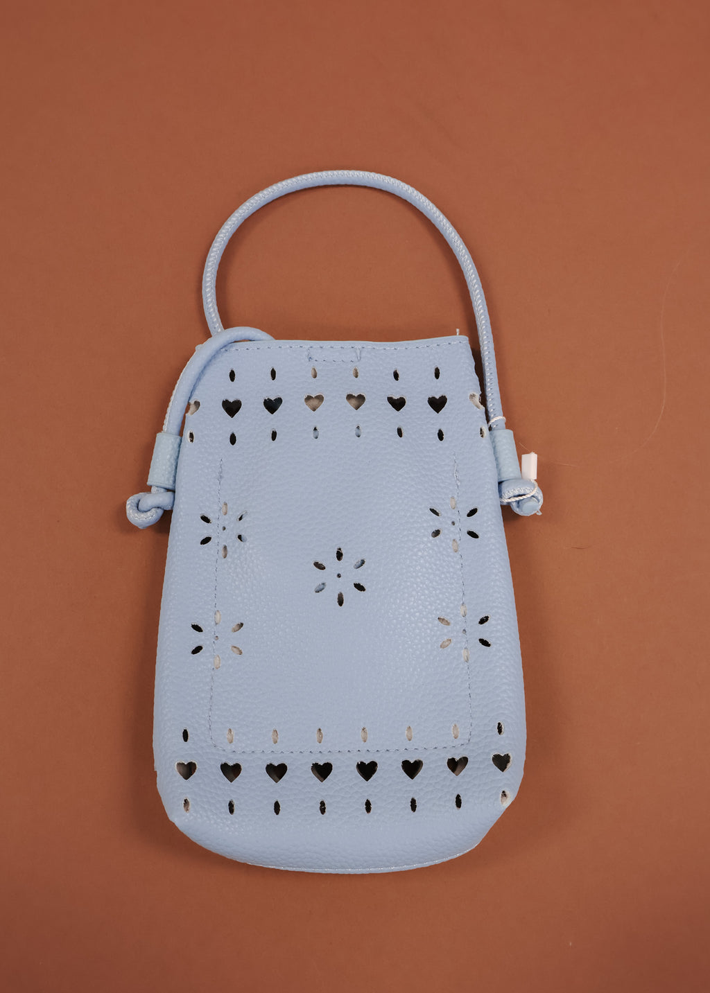 Daisy Flower Perforated Mini Crossbody Bag