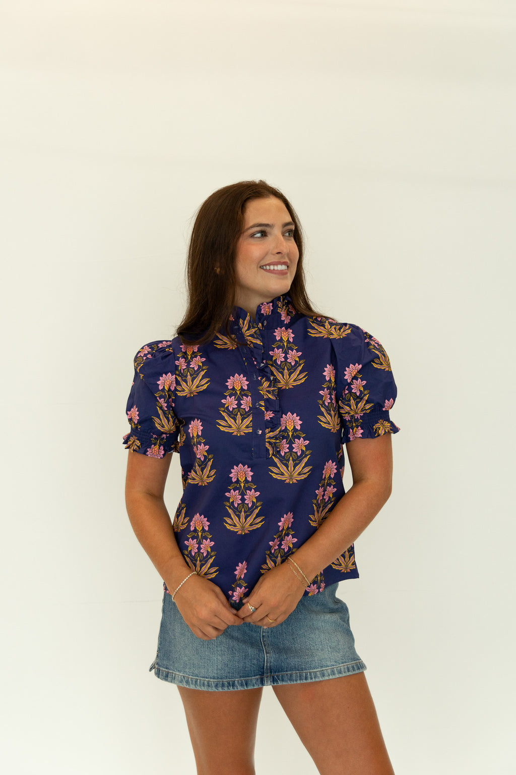 Parker Ruffle Collar Blouse