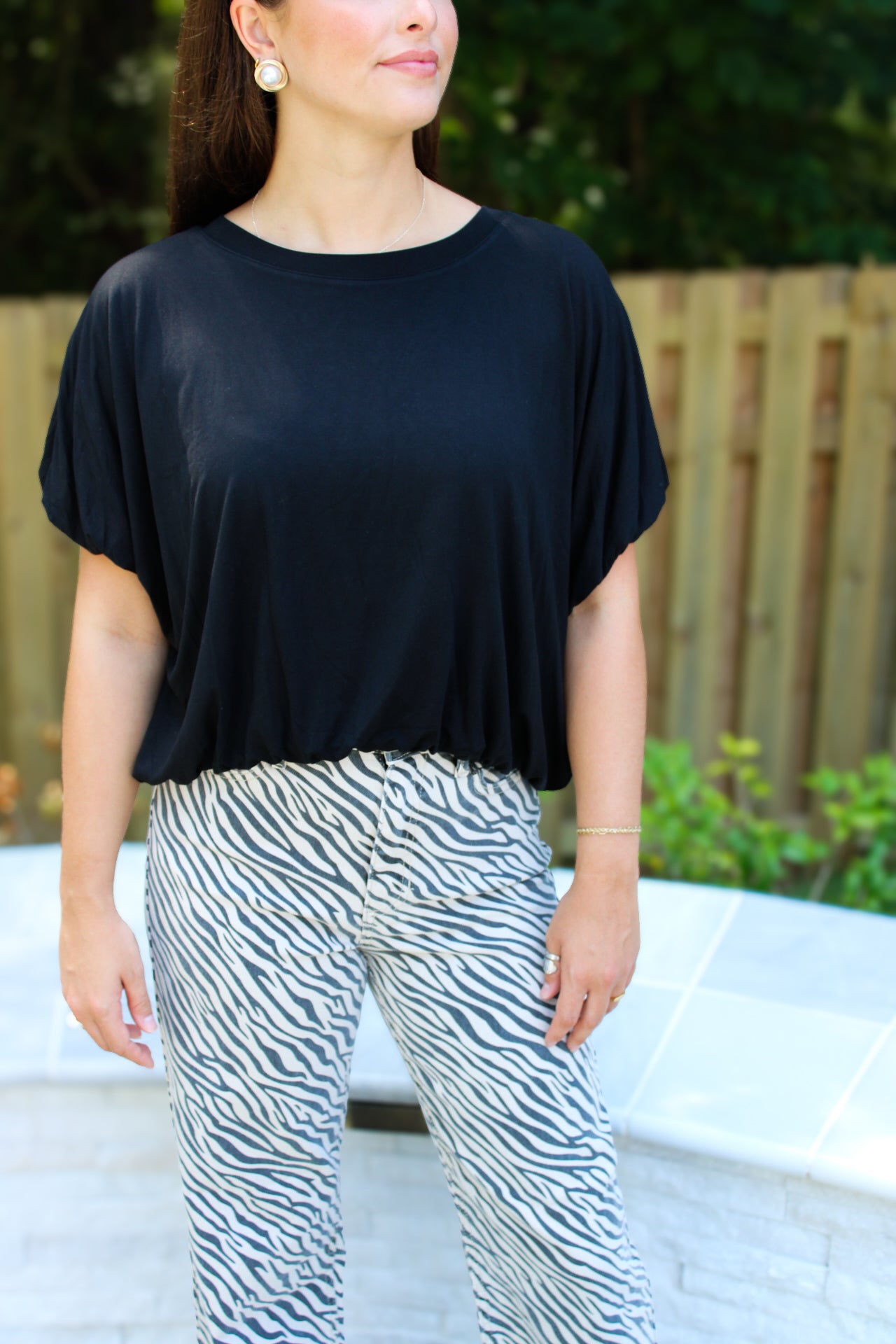 Teagan Bubble Sleeve Top