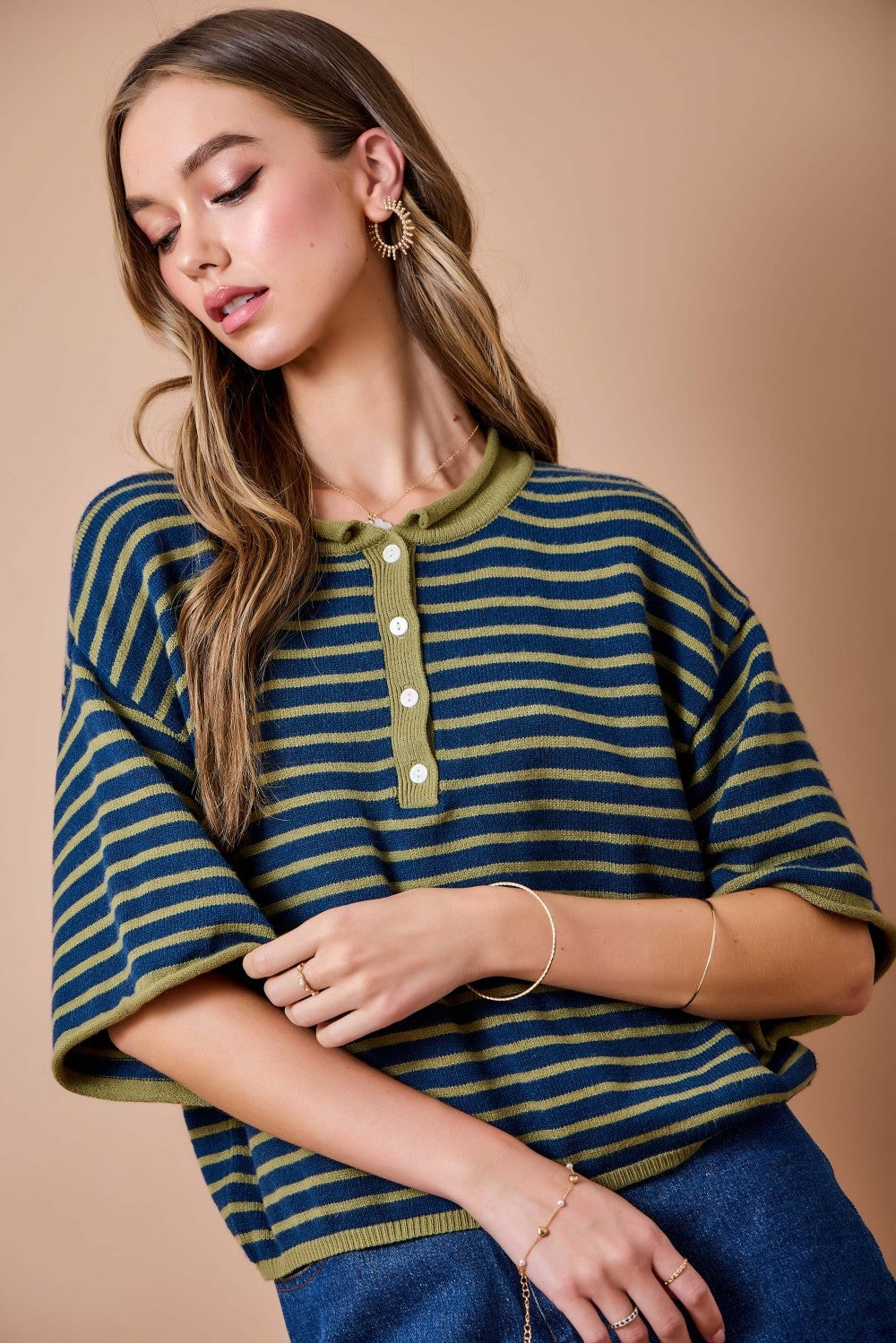 Kinsley Short Sleeve Knit Top