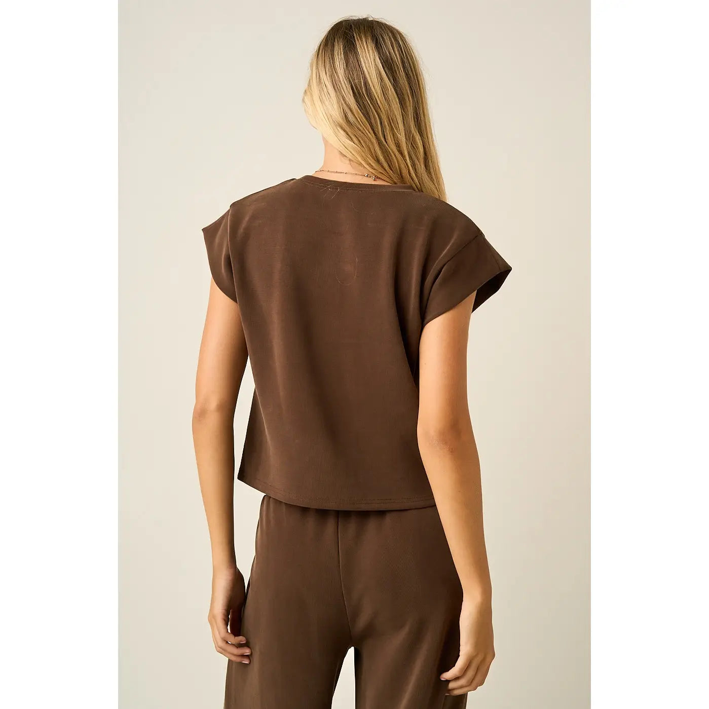 Cloud Knit Cap Sleeve Top