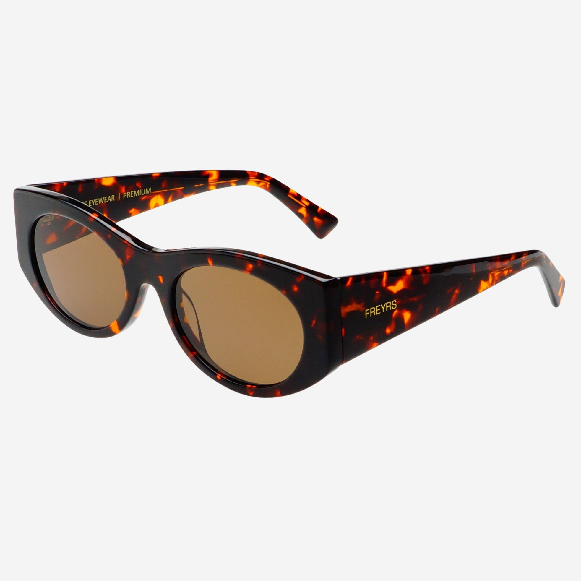 Layla Acetate Oval Sunglasses