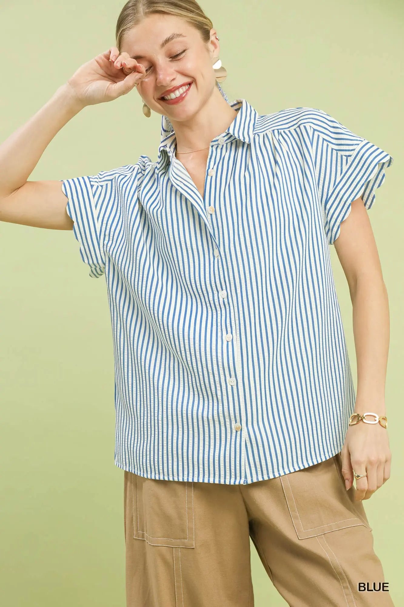 Delaney Harbor Stripe Blouse