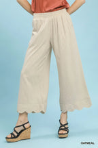 Talia Pinstripe Cropped Pants