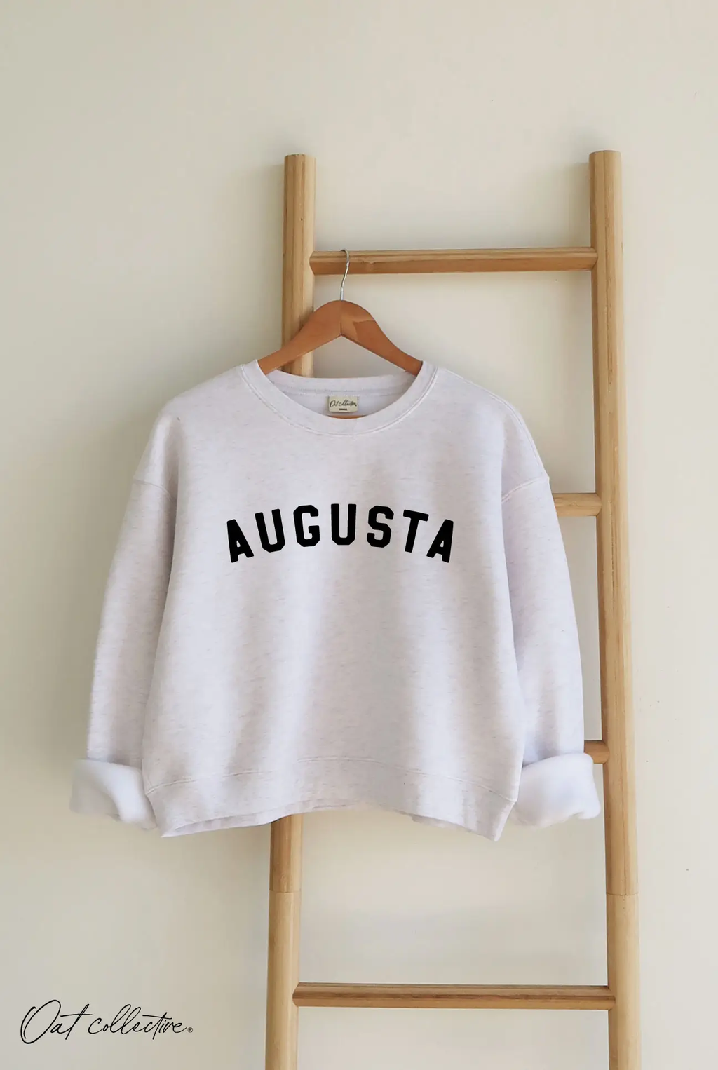 Augusta Mid Cropped Graphic Sweatshirt