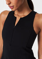 Get Moving Zip Front Dress