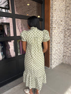 Amber Polka Dot Midi Dress