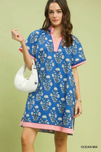 Margot Printed Shift Dress