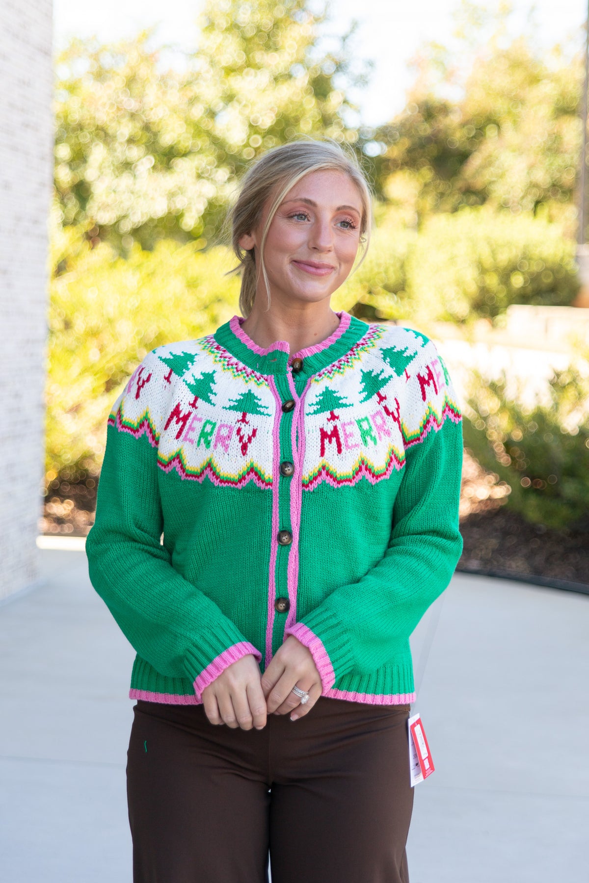 Farrah Festive Knit Cardigan