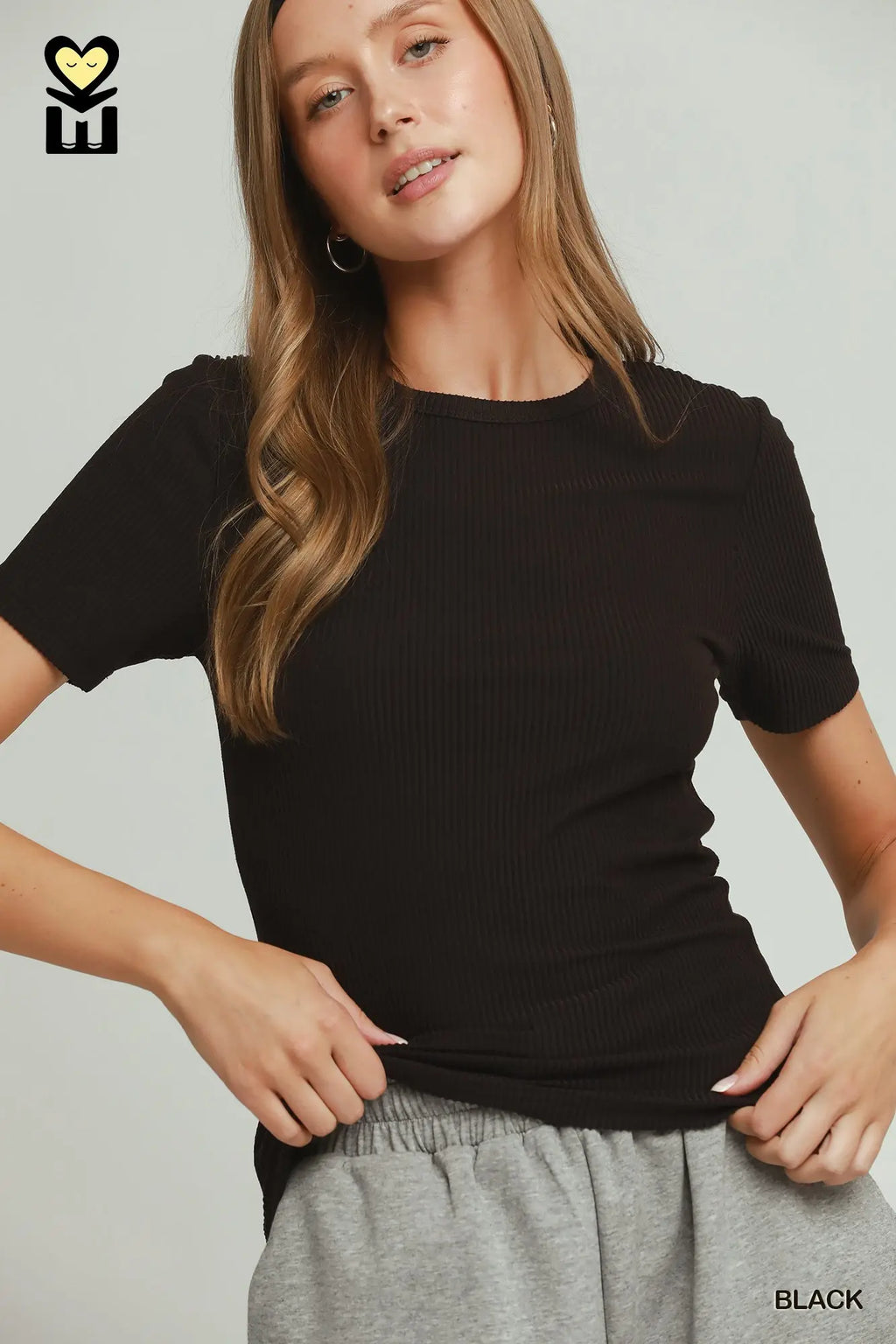 Barbee Brushed Rib Top