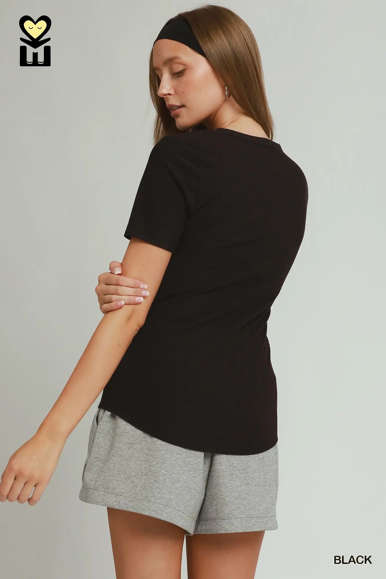 Barbee Brushed Rib Top