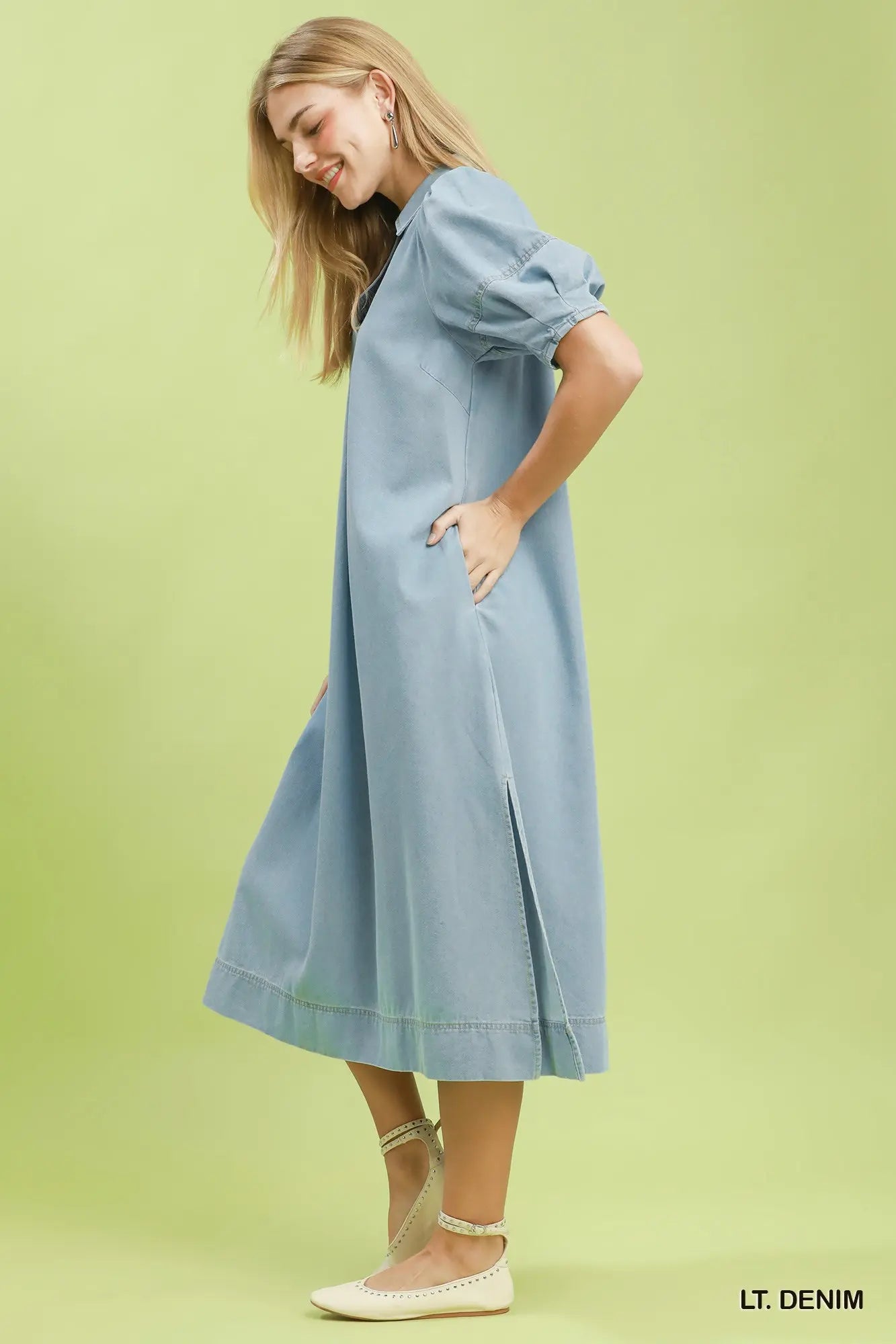 Luna Puff Sleeve Maxi Dress