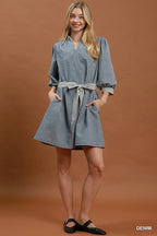 Tatum Tie Waist Mini Dress