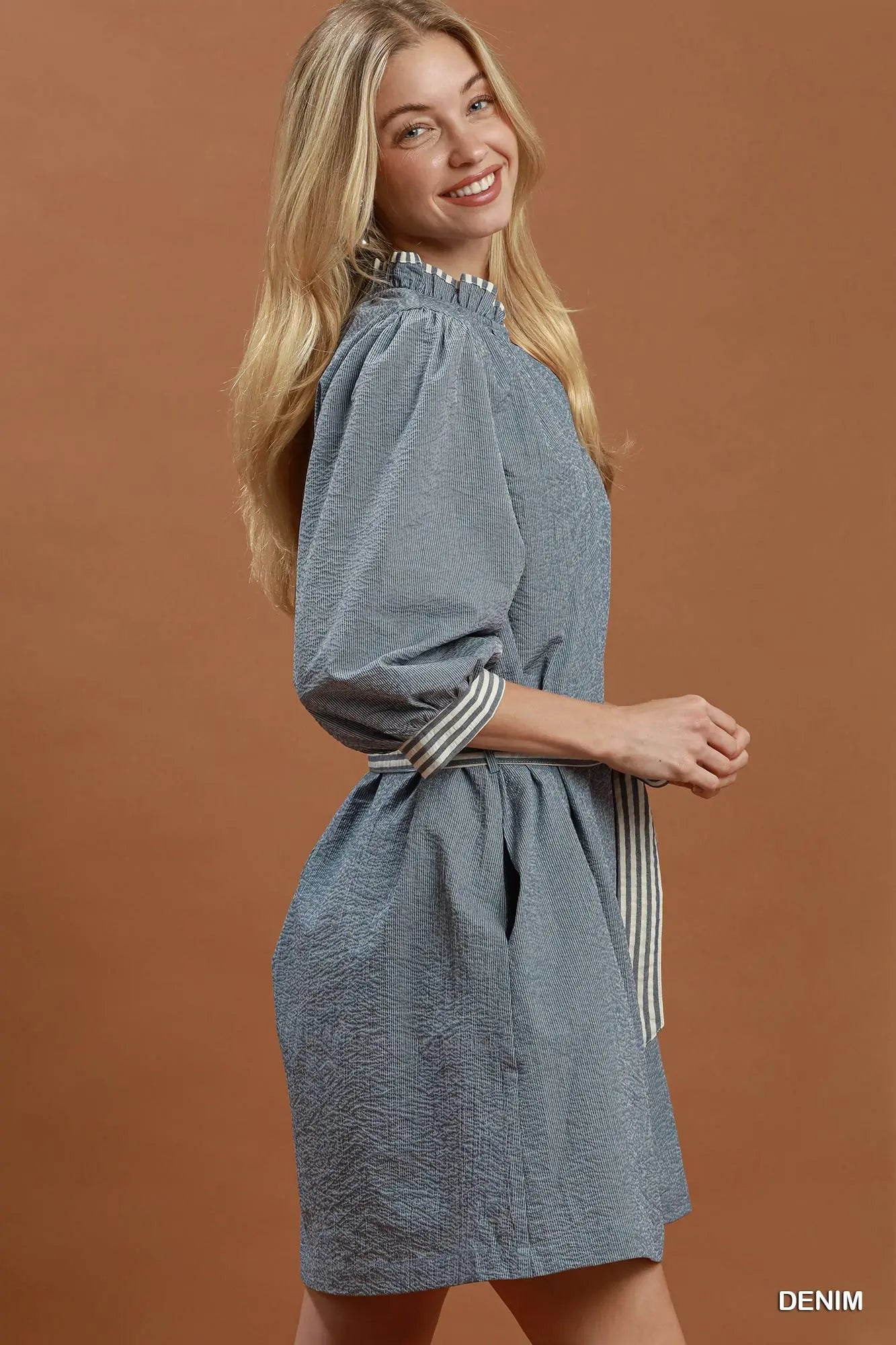 Tatum Tie Waist Mini Dress