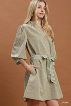 Tatum Tie Waist Mini Dress