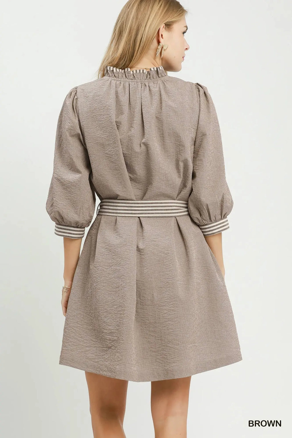 Tatum Tie Waist Mini Dress