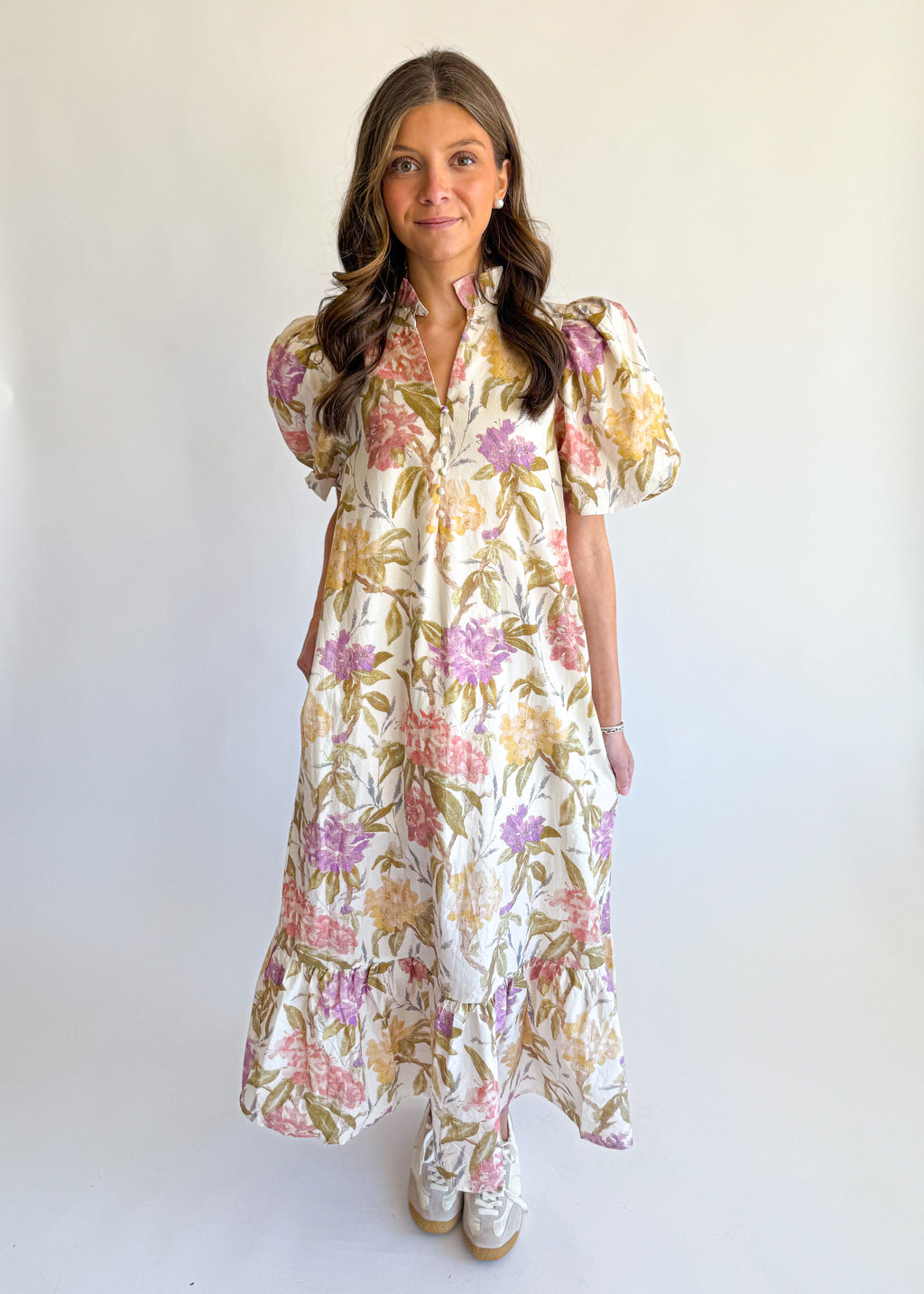 Bloomfield Floral Tiered Midi Dress