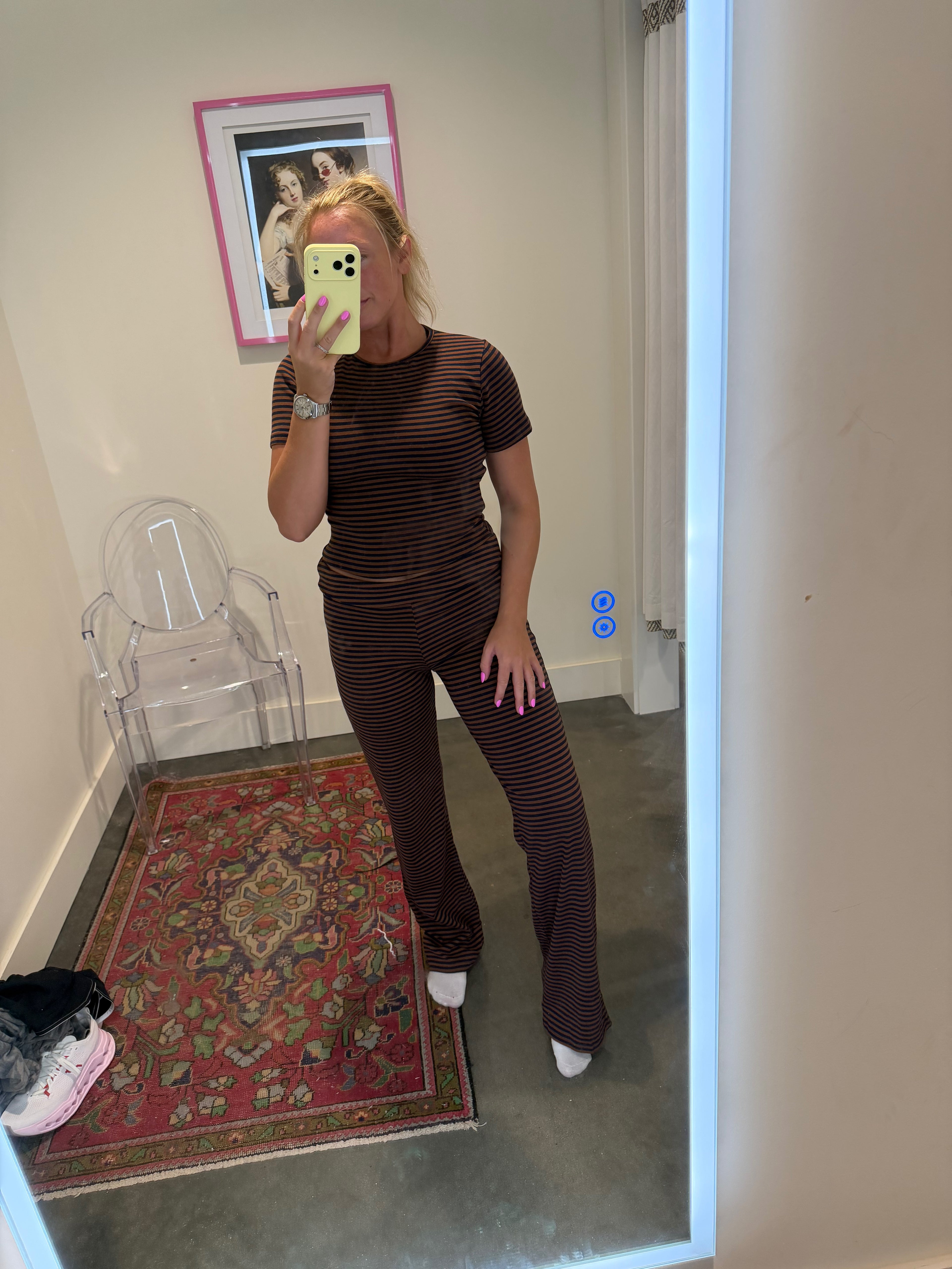 Grace Striped Lounge Set