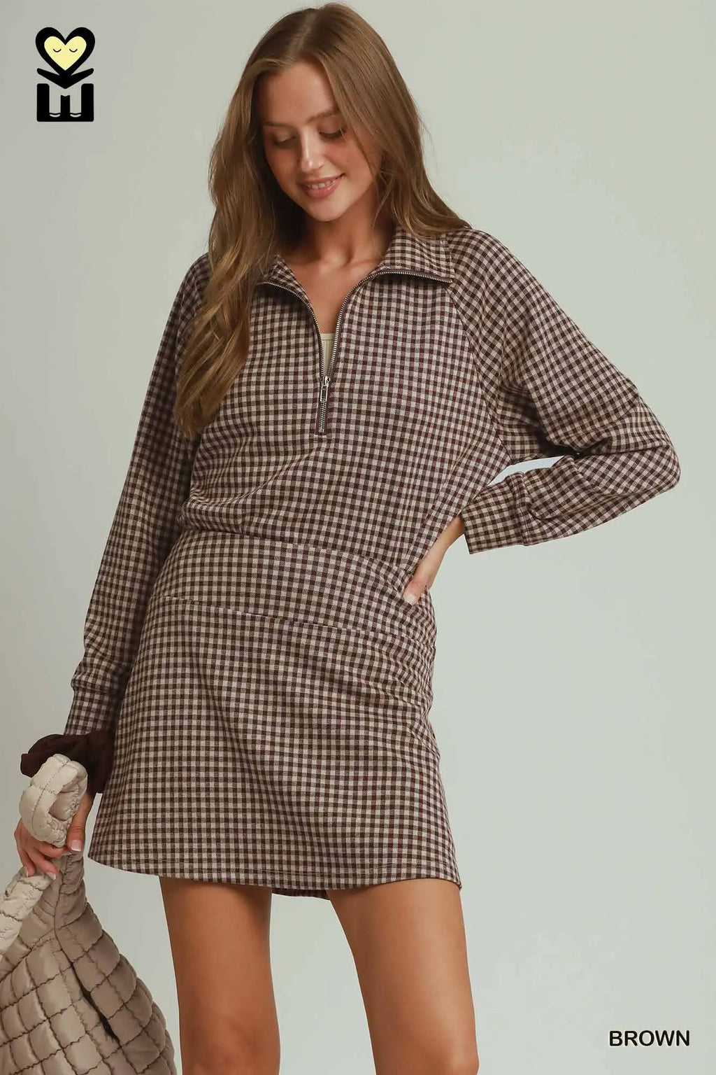 Gloria Gingham Plaid Skort