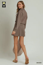Gloria Gingham Plaid Skort