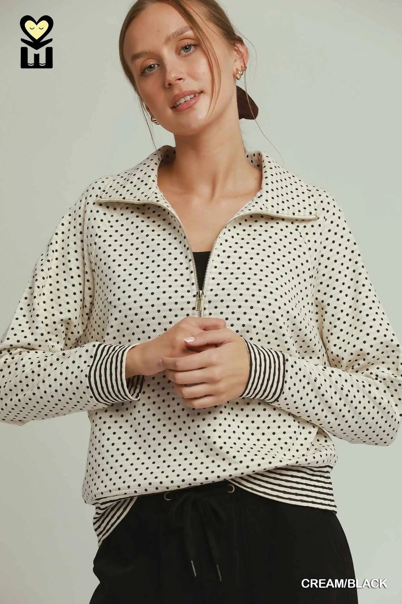 Patty Polka Dot Pullover