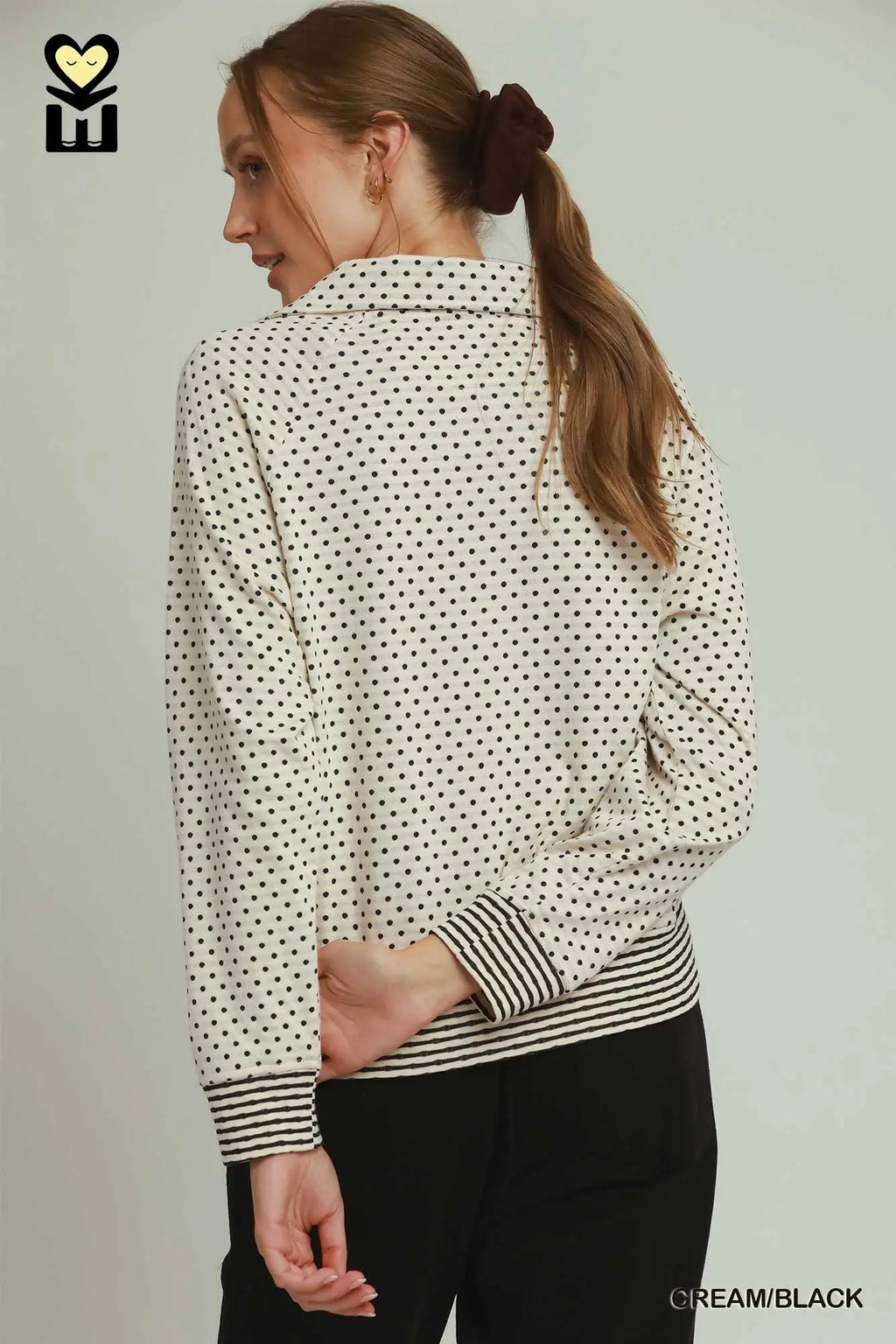 Patty Polka Dot Pullover