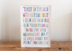 "Proverbs 3: 5-6" Acrylic Shelfie