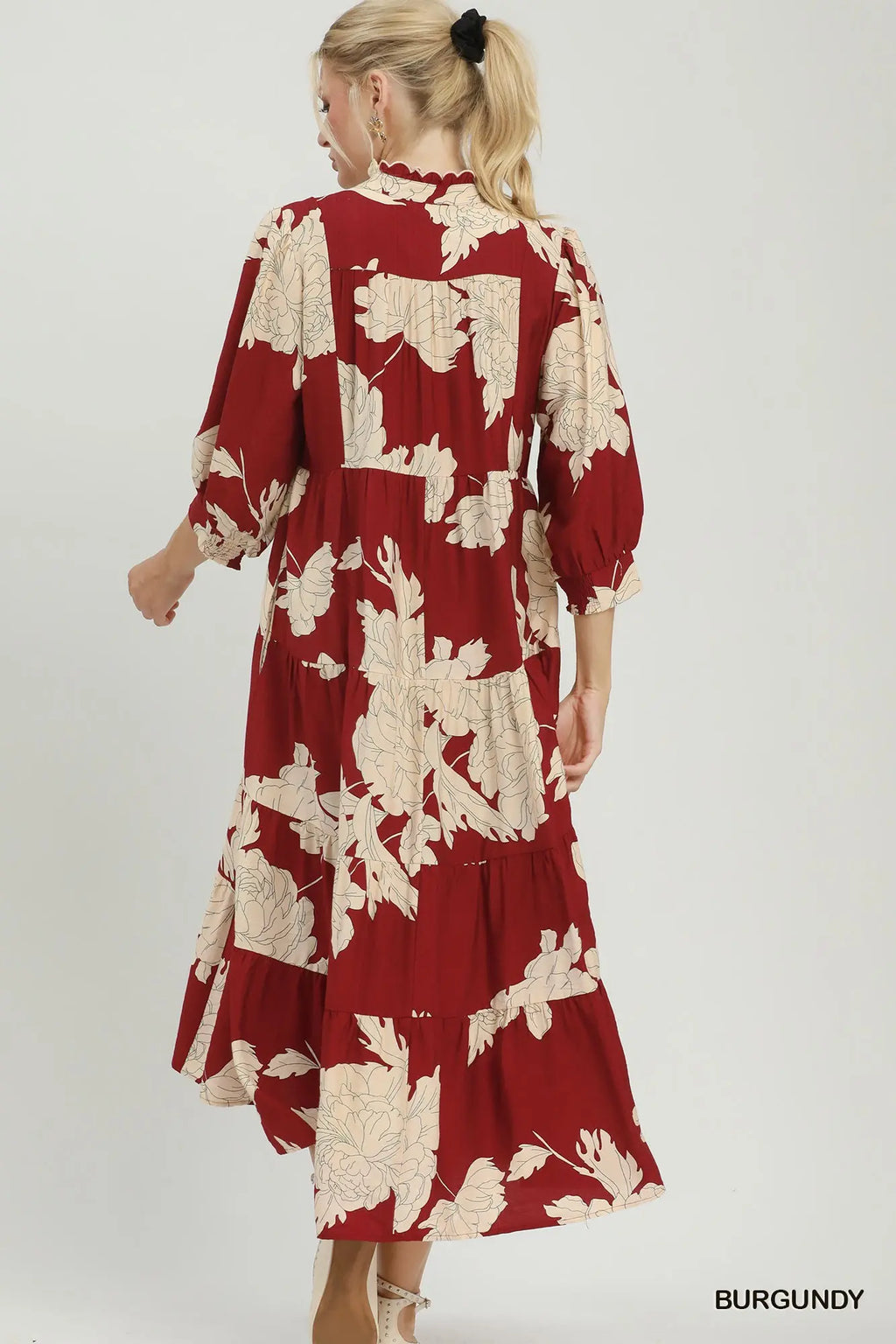 Sharon Floral Tiered Maxi Dress