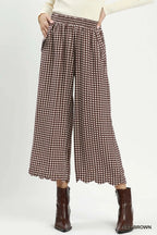Gracelyn Gingham Crop Pants