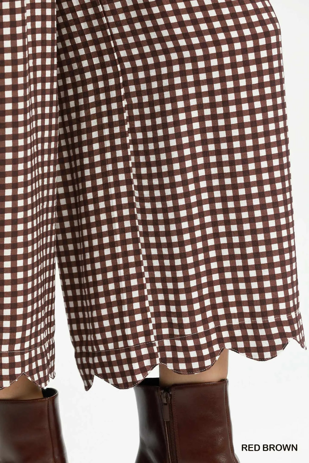 Gracelyn Gingham Crop Pants