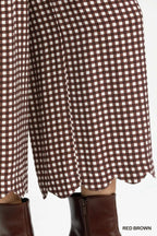 Gracelyn Gingham Crop Pants
