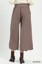 Gracelyn Gingham Crop Pants