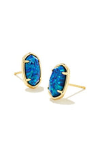 Grayson Stone Stud Earrings