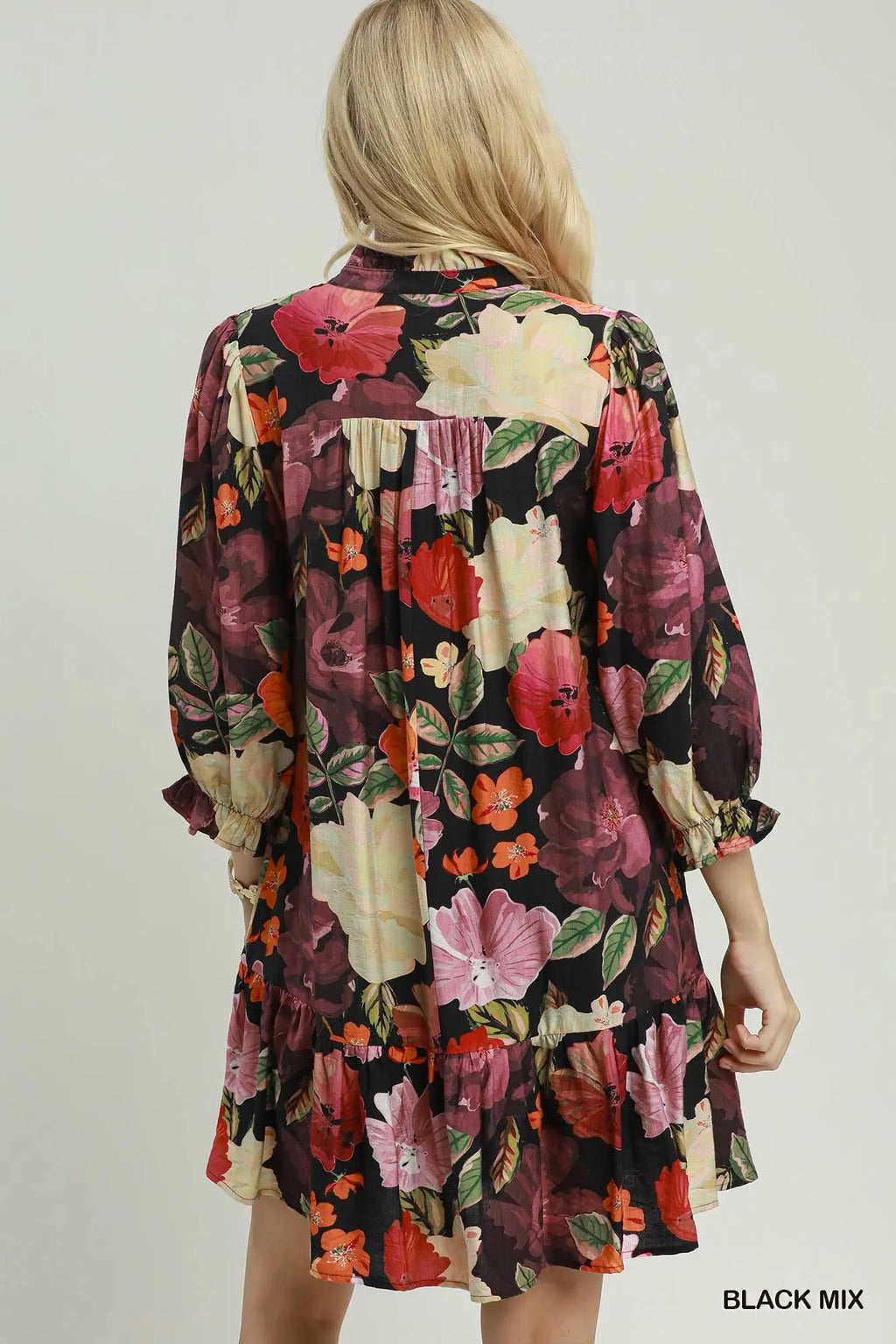 Lesly Floral Smocked Mini Dress