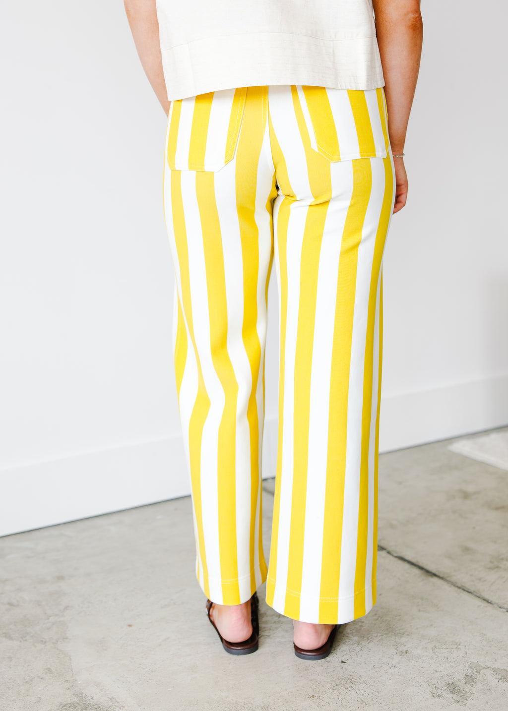 Solene Stripe Pocket Trousers