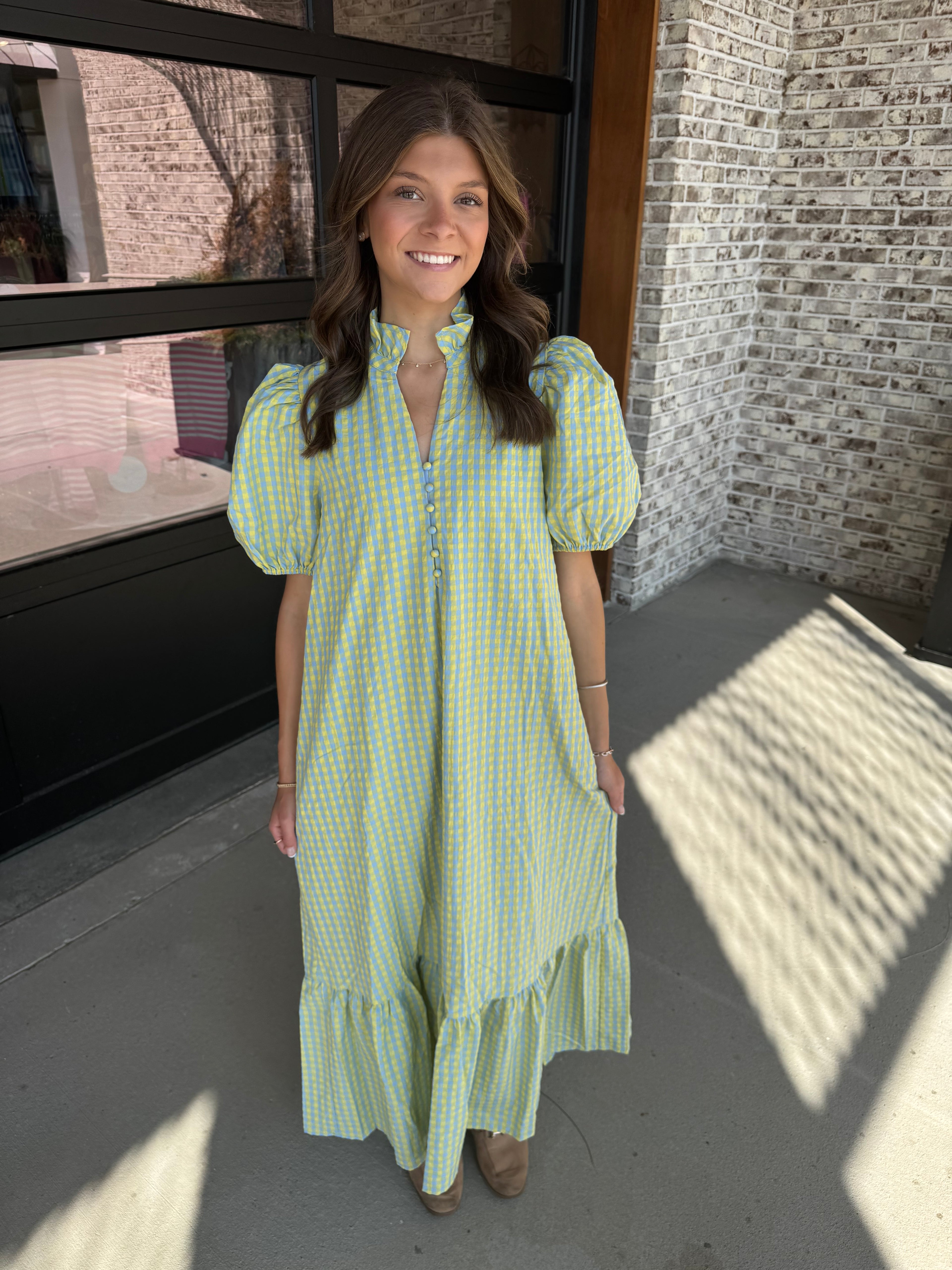 Gingham Maggie Dress