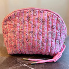 Quilted Paisley Cosmetic Case