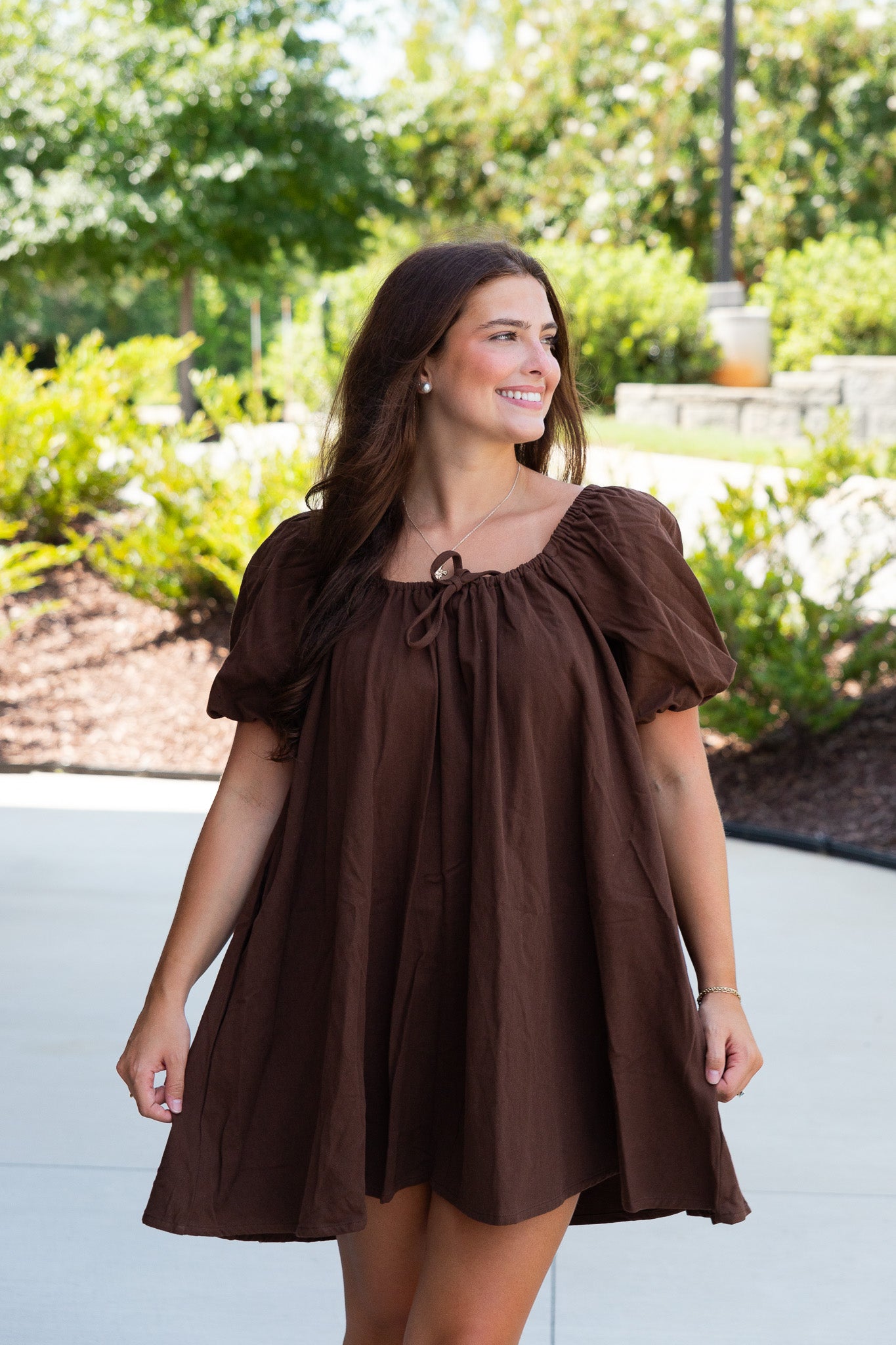 Meredith Babydoll Mini Dress