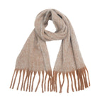 Winter Long Shawl Tassel Scarf