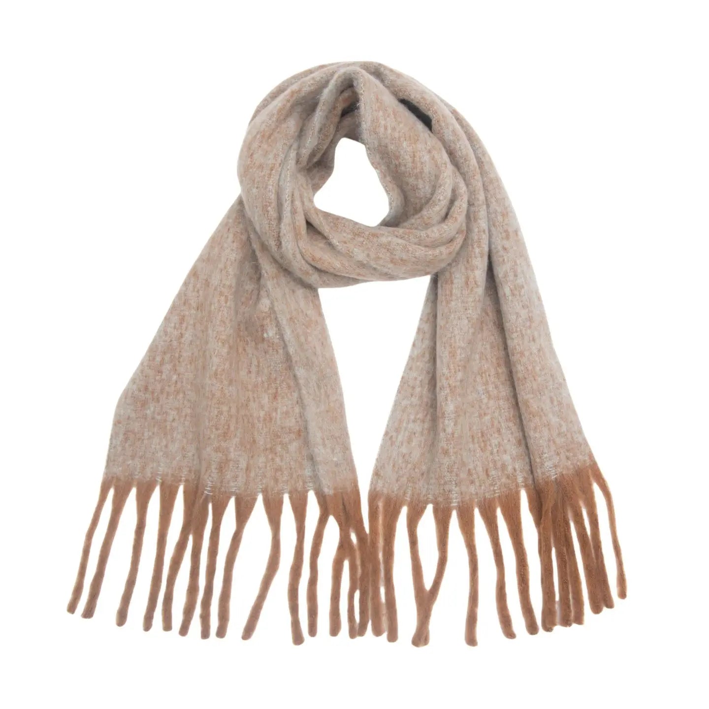 Winter Long Shawl Tassel Scarf