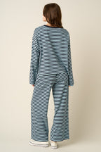 Lena Striped Lounge Set