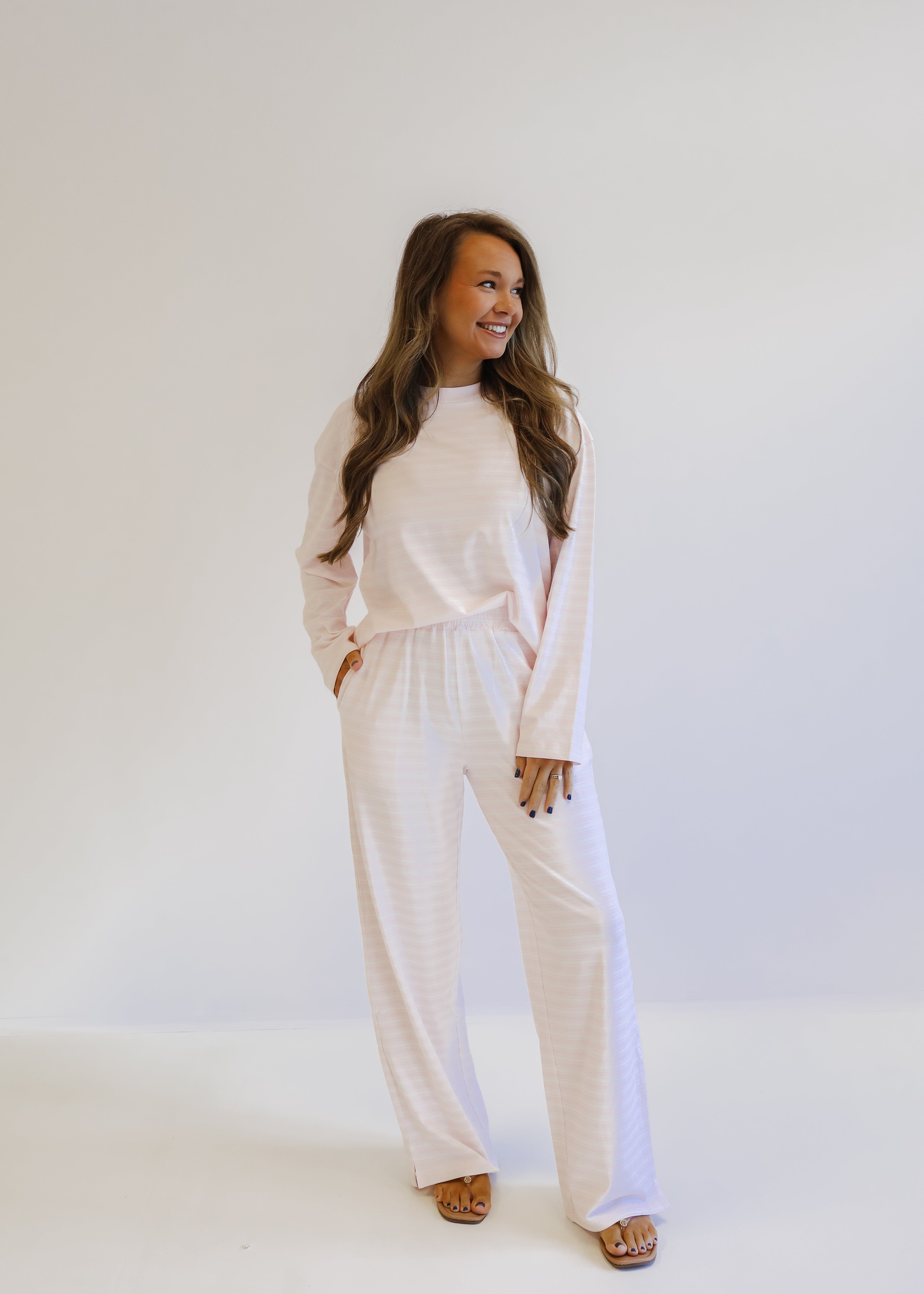 Billie Striped Loungewear Pants