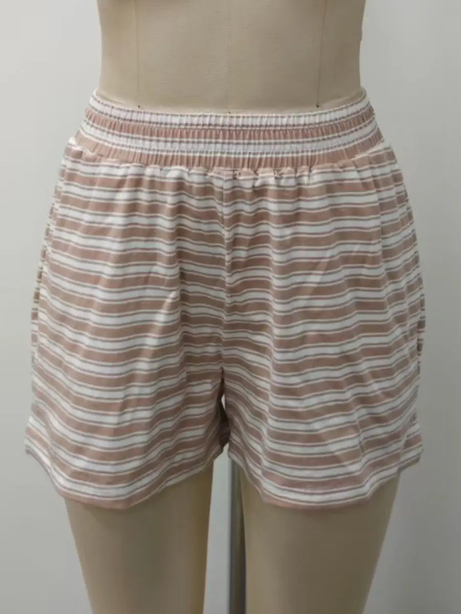 Billie Striped Loungewear Shorts
