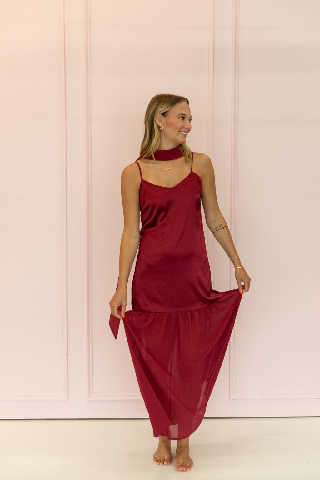 Marina Satin Dress