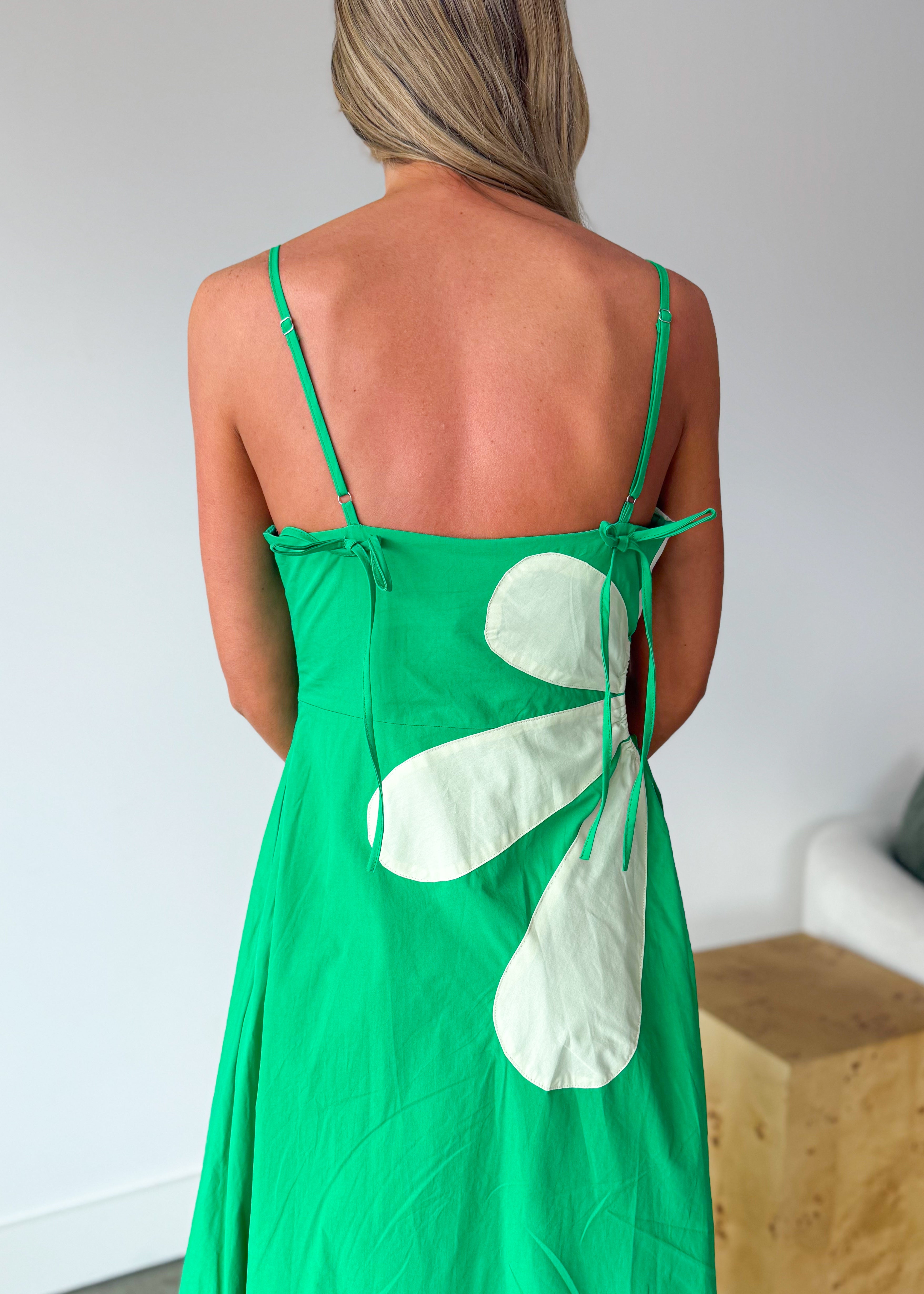 Daisy Cutout Midi Dress