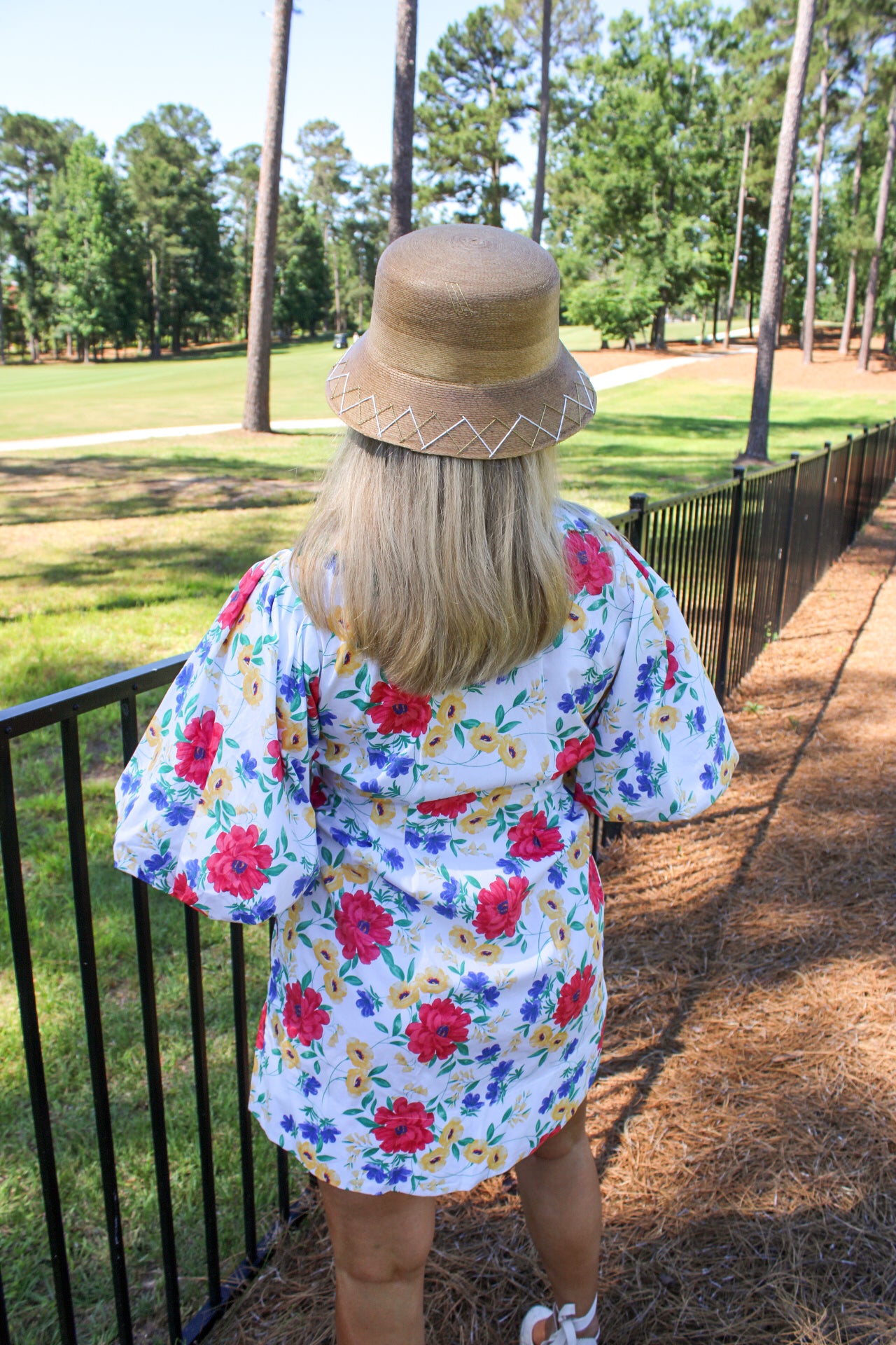 Flora Embroidered Mini Dress