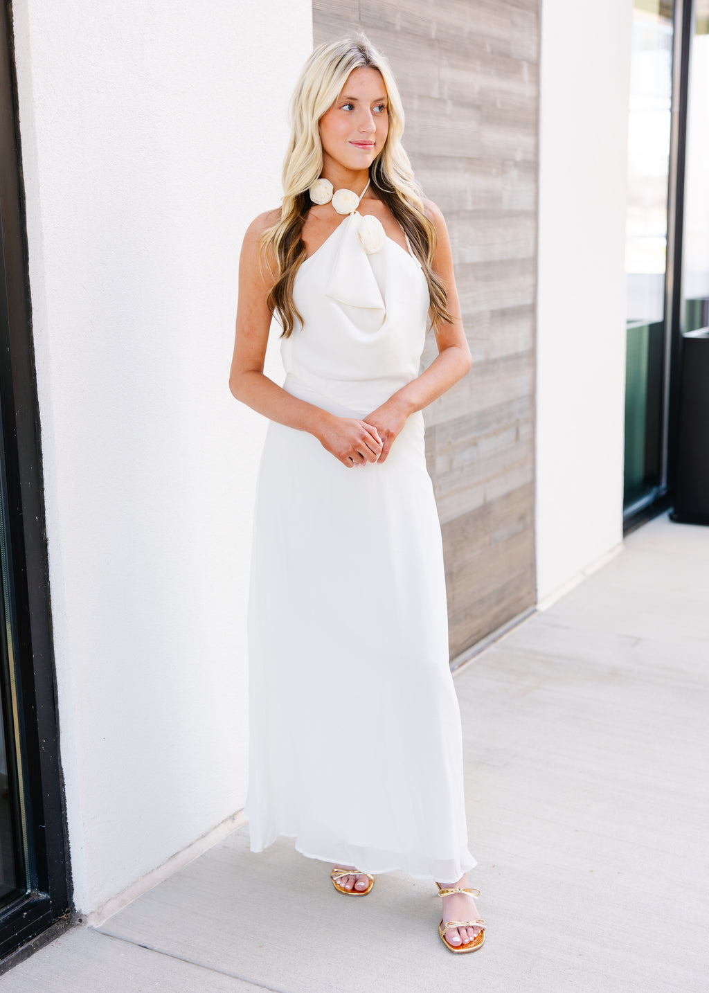 Rosalie Halter Maxi Dress