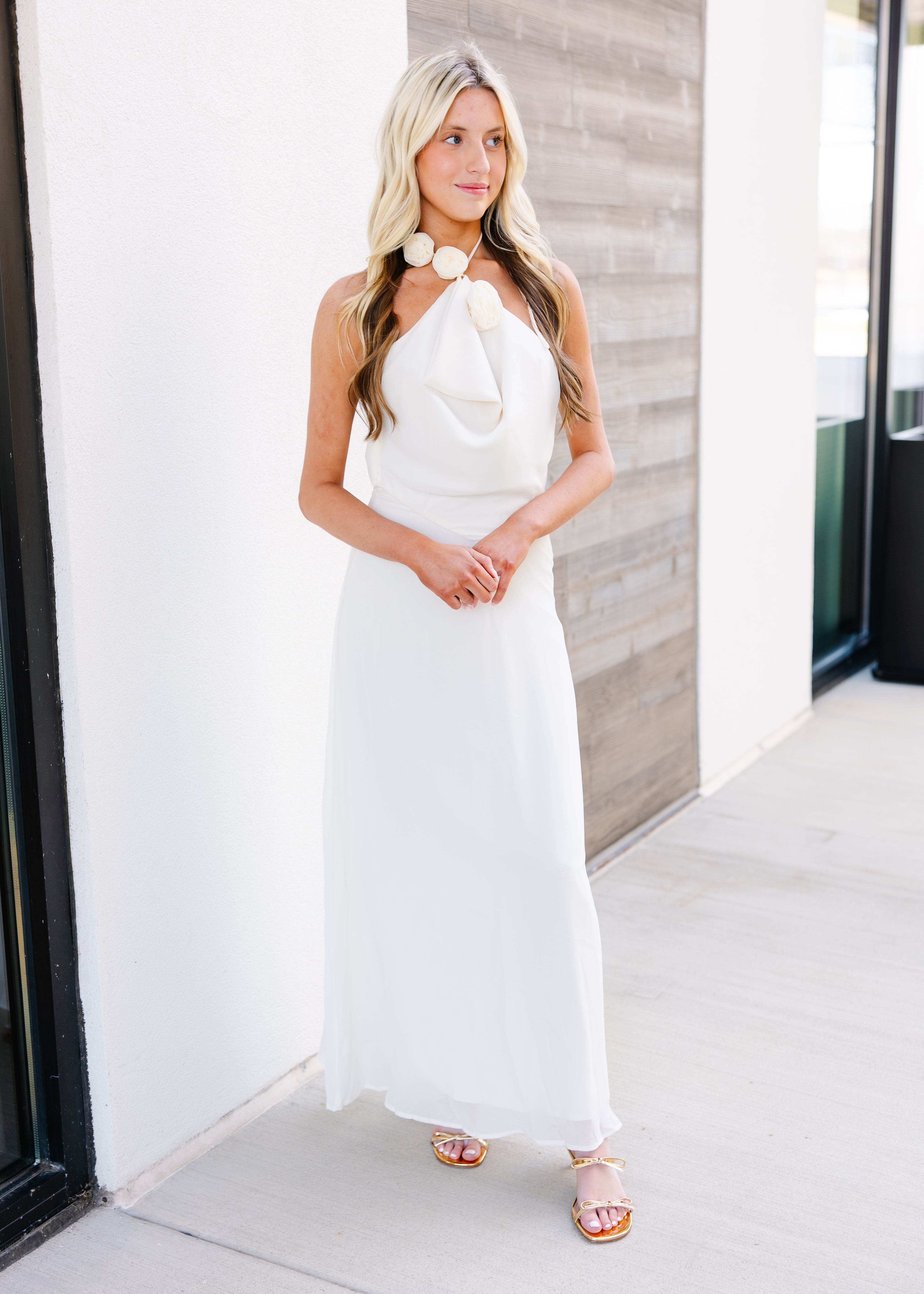Rosalie Halter Maxi Dress