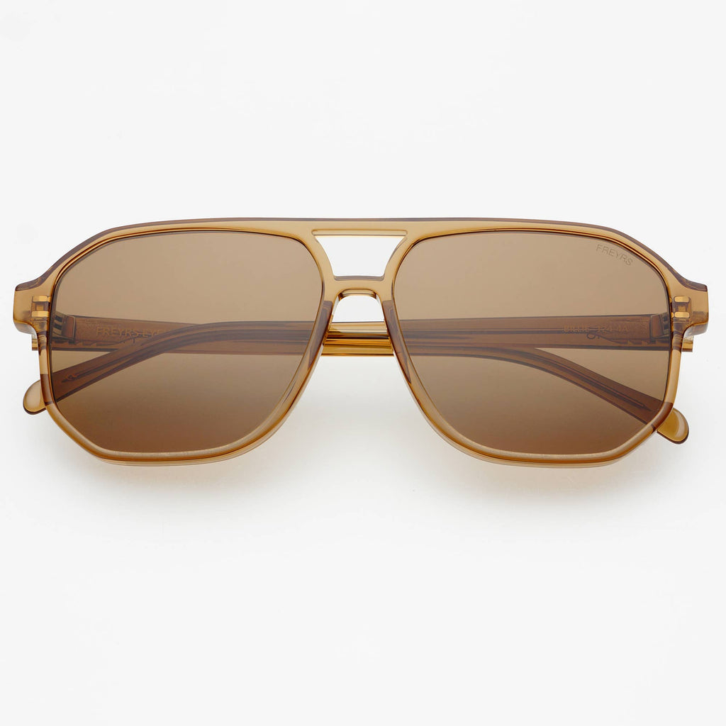 Billie Aviator Sunglasses - Brown